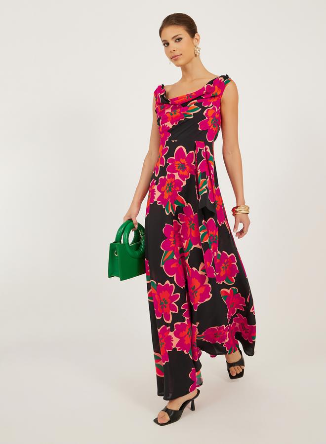 Styli Floral Print Maxi Dress  - Image 2
