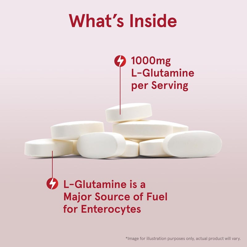 Jarrow Formulas LGlutamine 1000 mg  Amino Acid Supplement  Supports Muscle Tissue Immune Support  Metabolism  100 LGlutamine  100 Servings EasySolv Tablets - Image 3