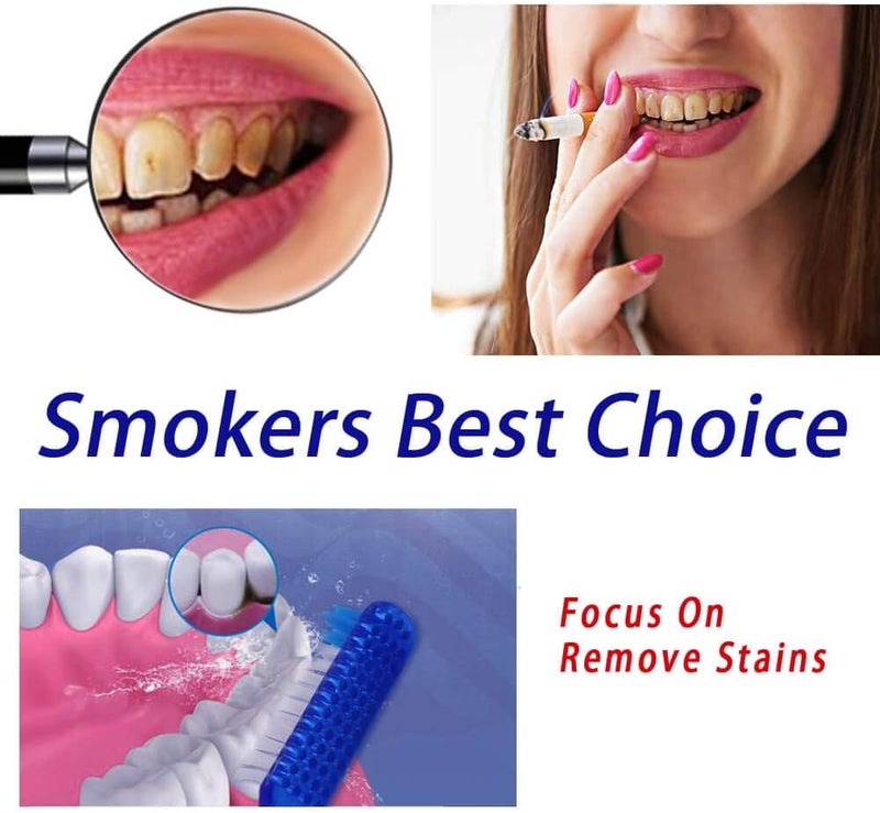 DR PERFECT DR.PERFECT Adult Smoker’s Toothbrushes Firm Toothbrush Super Hard Bristles for Teeth Whitening Pack of 4 - Image 1
