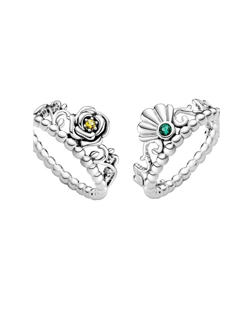 Pandora Beauty and the Beast Belle Tiara Ring