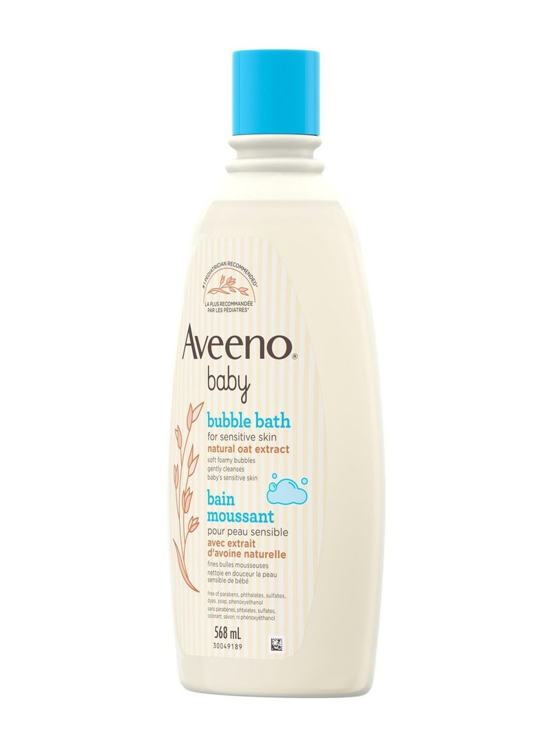 Aveeno Baby Aveeno Baby Sensitive Skin Bubble Bath with Oat Extract 568ml  - Image 3
