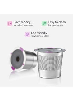 GoodCups GoodCups 2 Stainless Steel Reusable K Cups for Keurig Coffee Makers - Refillable Kcups Coffee Filters for all Keurig Brewers Family  - Image 3