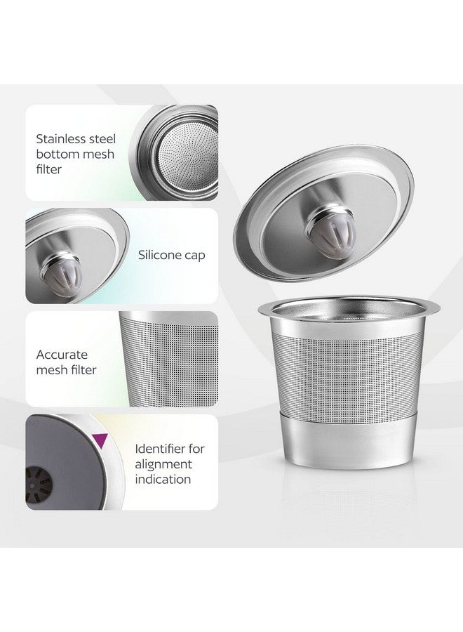 GoodCups 2 Stainless Steel Reusable K Cups for Keurig Coffee Makers - Refillable Kcups Coffee Filters for all Keurig Brewers Family - Image 4