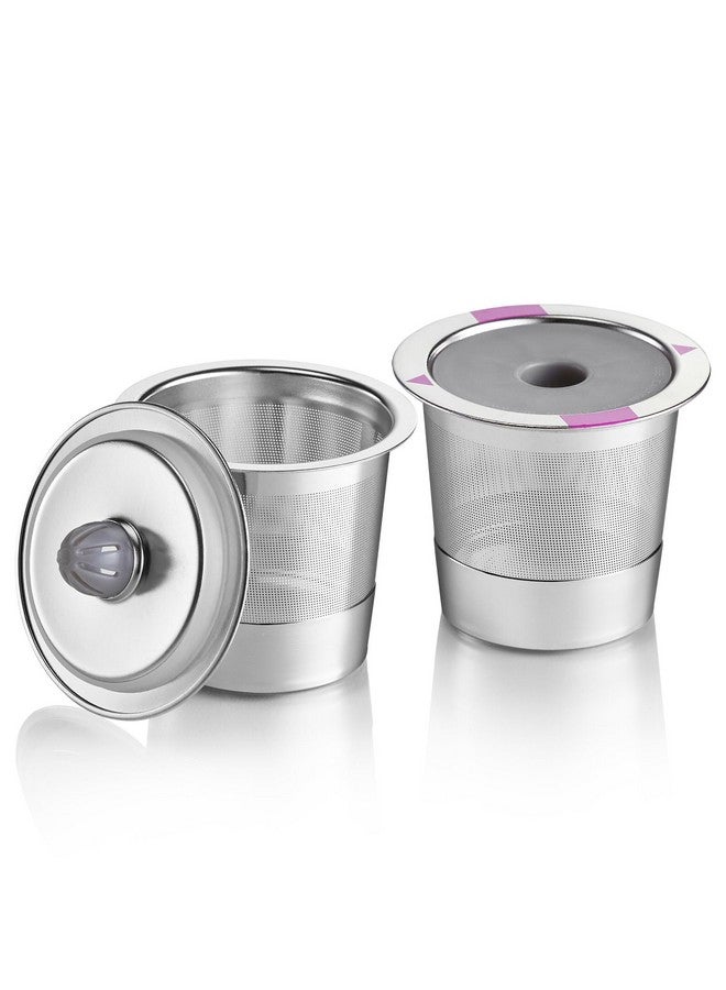 GoodCups 2 Stainless Steel Reusable K Cups for Keurig Coffee Makers - Refillable Kcups Coffee Filters for all Keurig Brewers Family - Image 1