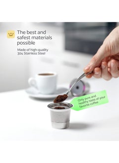 GoodCups GoodCups 2 Stainless Steel Reusable K Cups for Keurig Coffee Makers - Refillable Kcups Coffee Filters for all Keurig Brewers Family  - Image 5