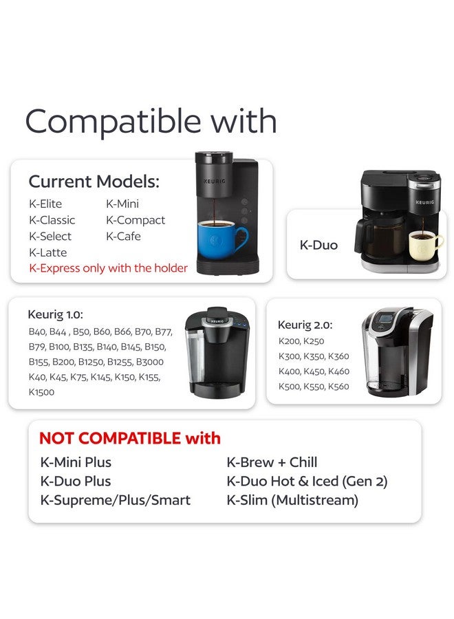 GoodCups 2 Stainless Steel Reusable K Cups for Keurig Coffee Makers - Refillable Kcups Coffee Filters for all Keurig Brewers Family - Image 2