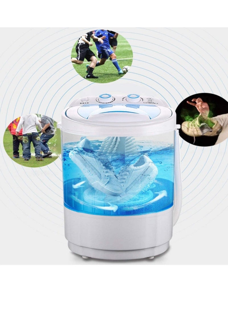 ELTRAZONE SHOES WASHING MACHINE PORTABLE 360° FAST CLEANING SHOES SANITIZER WITH 2 IN 1 CLOTHES CLEANING WITH ARTIFACT BRUSH - Image 2