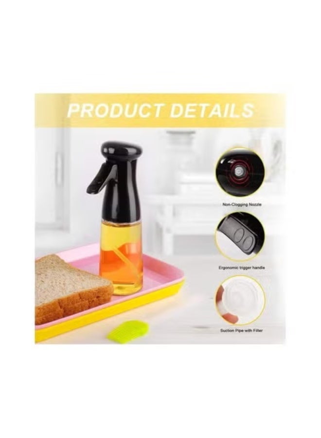 Generic 2 Pieces Oil Spray Bottle for Cooking – Refillable Kitchen Oil Mister for Grilling, Baking & Salad Dressing – Multicolor - Image 3