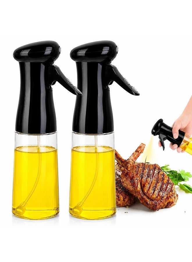 Generic 2 Pieces Oil Spray Bottle for Cooking – Refillable Kitchen Oil Mister for Grilling, Baking & Salad Dressing – Multicolor - Image 1