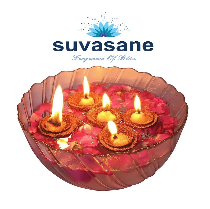 suvasane Natural Panchgavya Cow Dung Diyas 24 Count EcoFriendly Gobar DiyaVilakkuDeepa for Daily Puja and Festivals Gift Item for Diwali - Image 5