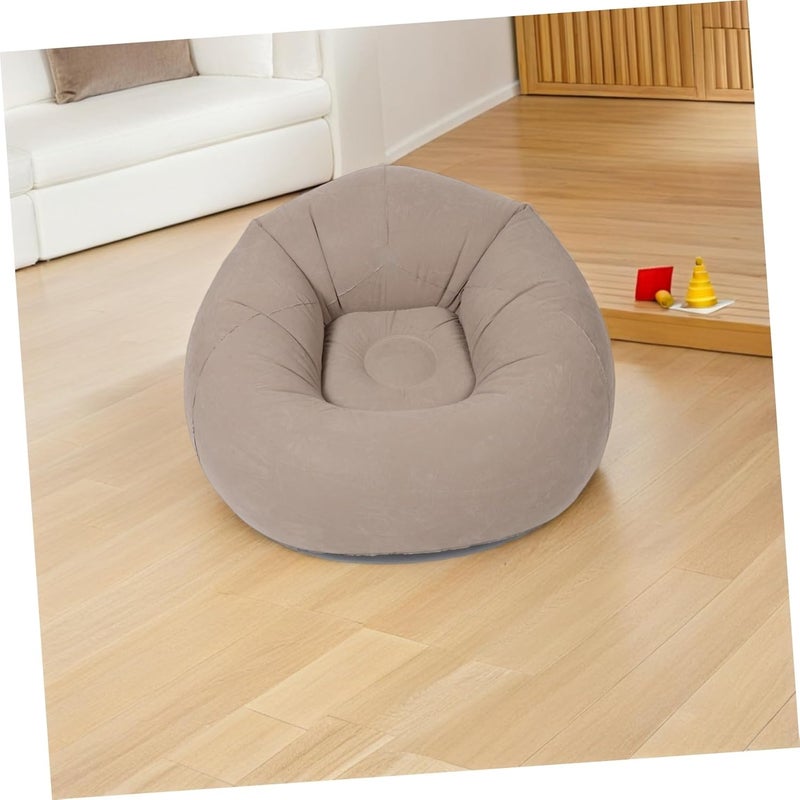 Abaodam Inflatable Lazy Sofa Bean Bag Chair for Adults Camping Lounging Inflatable Sofa Portable Air Bean Bag Couch - Image 2