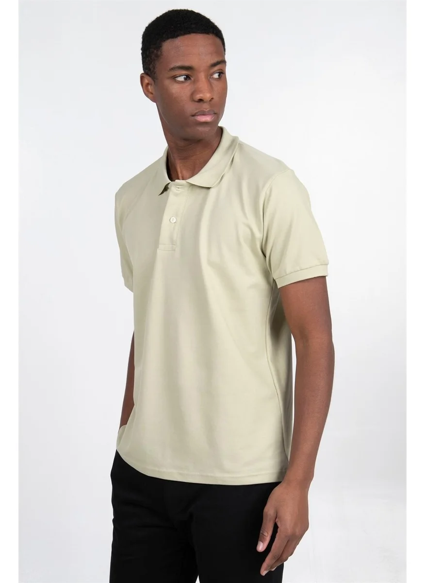 تودورس Slim-Fit-Plain-Pique-T-Shirt - 10