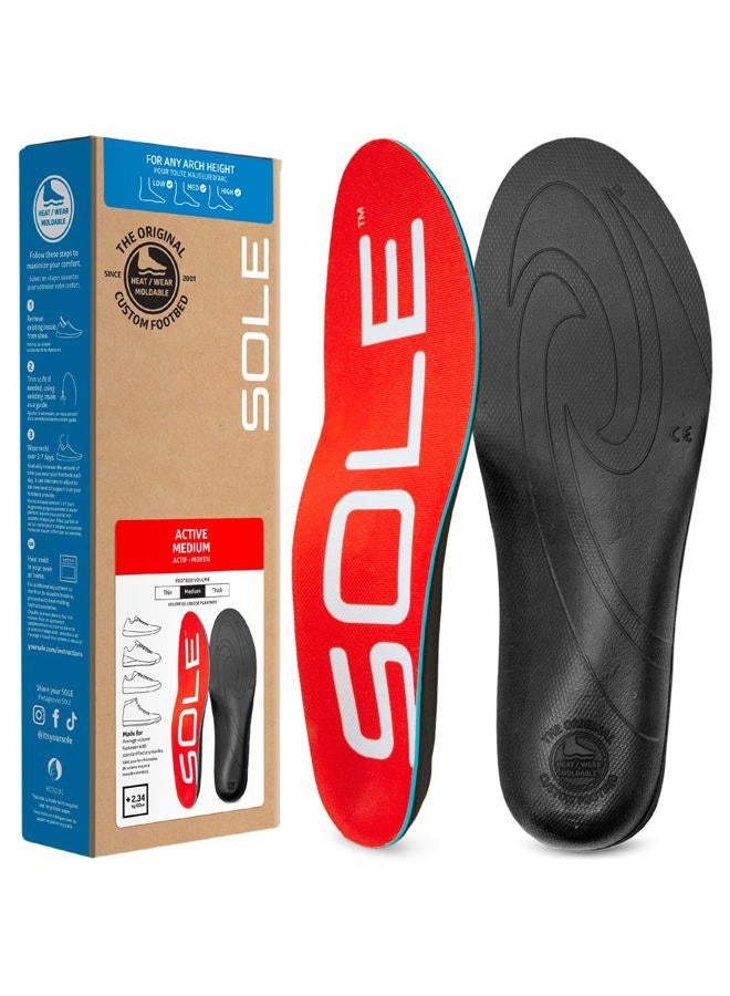 Sole Unisex Insole, Red, 10 UK - Image 1