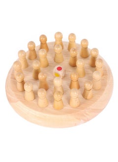 Generic Wooden Memory Chess Children's Educational Parent-Child Interactive Desktop Game Observation, Mindfulness, Memory Training Toys-Color:Small Memory Chess  - Image 1