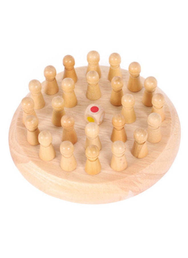Generic - Wooden Memory Chess Children's Educational Parent-Child Interactive Desktop Game Observation, Mindfulness, Memory Training Toys-Color:Small Memory Chess - Image 1