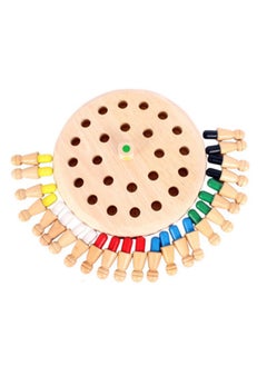 Generic Wooden Memory Chess Children's Educational Parent-Child Interactive Desktop Game Observation, Mindfulness, Memory Training Toys-Color:Small Memory Chess  - Image 3