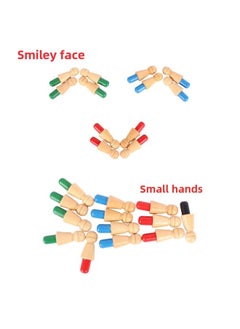 Generic Wooden Memory Chess Children's Educational Parent-Child Interactive Desktop Game Observation, Mindfulness, Memory Training Toys-Color:Small Memory Chess  - Image 5
