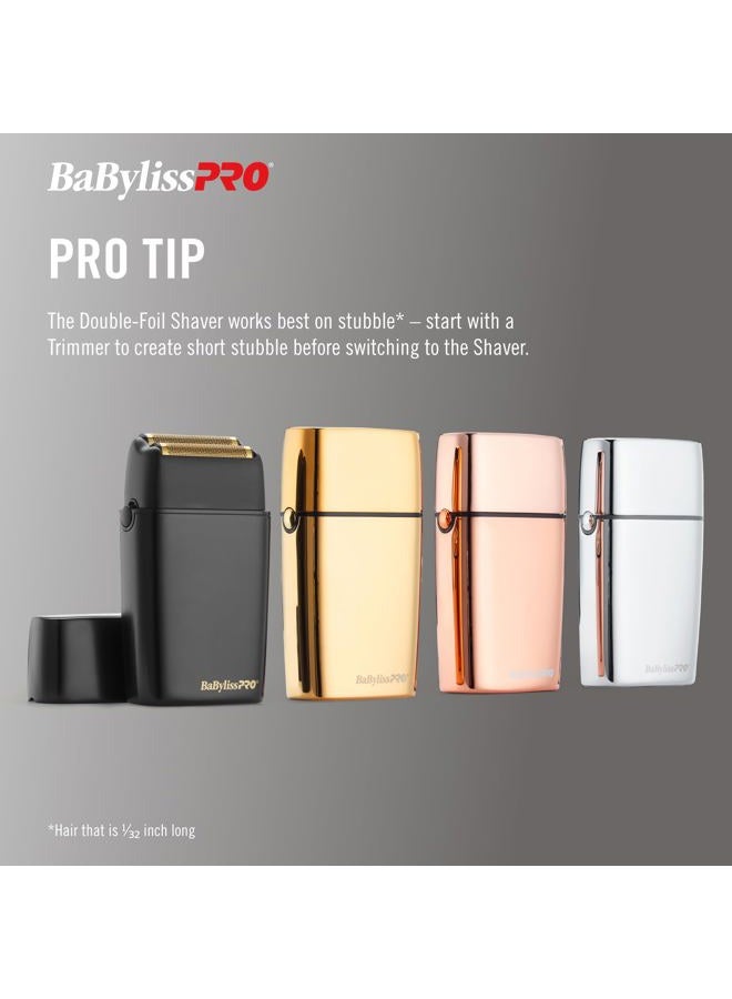 BaBylissPRO Cordless Metal Single Foil Shaver, Silver, 1 Count - Image 4