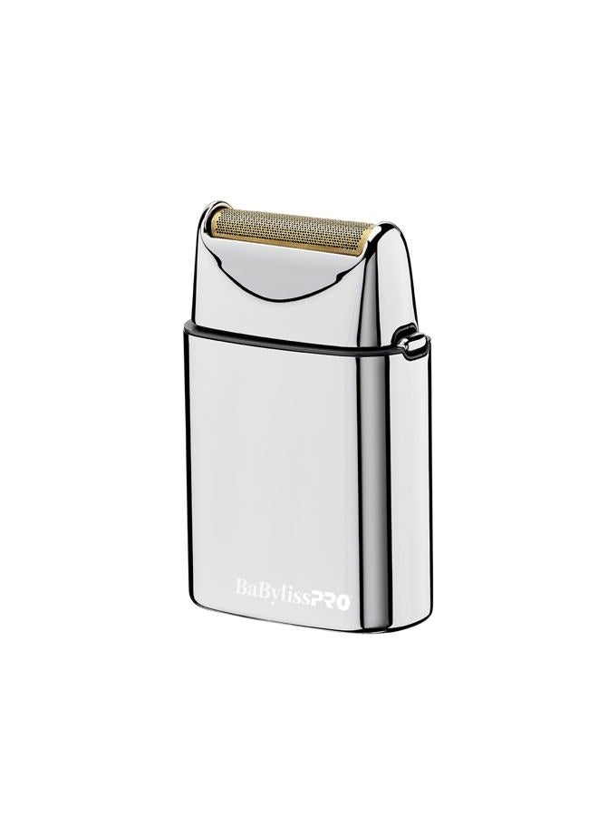 BaBylissPRO Cordless Metal Single Foil Shaver, Silver, 1 Count - Image 1