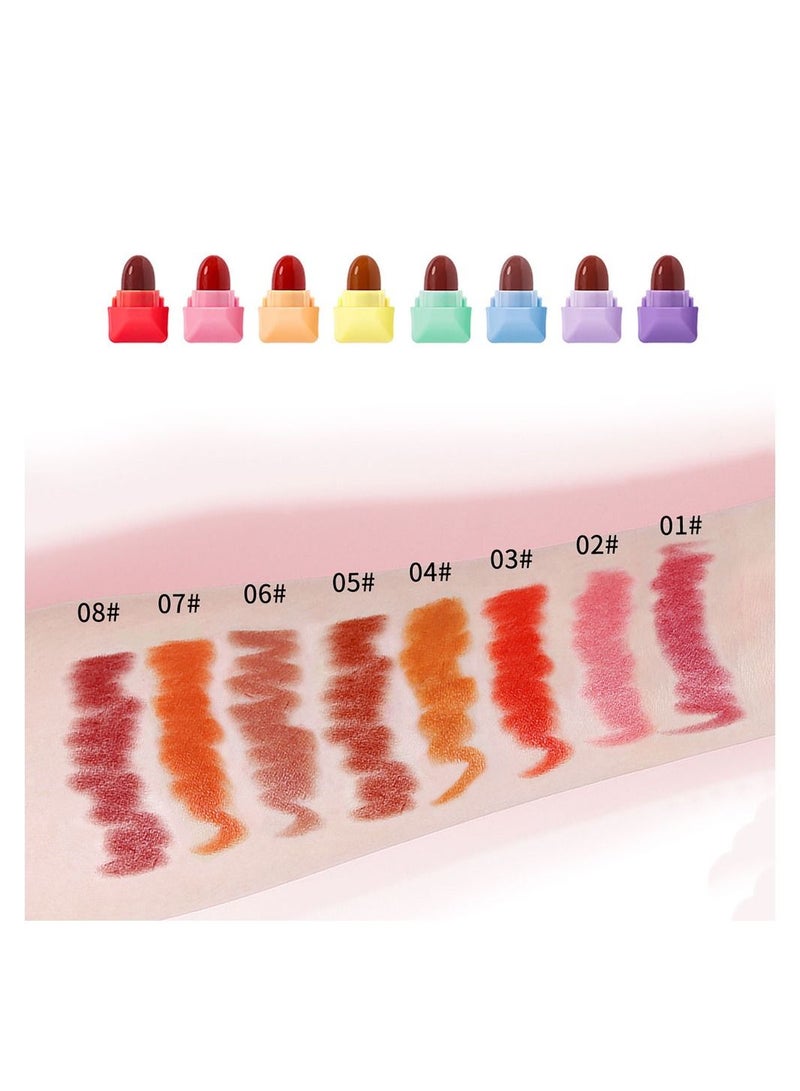 جوليا بوب 8 قطع أحمر شفاه سكاي ويسبر سيلك ميست - Image 2