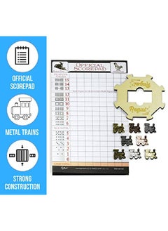 Mexican Train Domino Expansion Set 8 Metal Marker Trains With Unique Finishes Replacement Wooden Hub Scoresheet - pzsku/ZF6D8E72F7A49F9490D45Z/45/_/1656878723/180e6a71-e54e-44a3-b433-9269b86e5dca