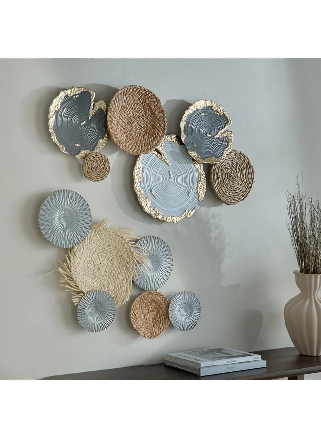 Home Box Jorja Paper and Metal Wall Decor 76.8 x 4.4 x 50.2 cm
