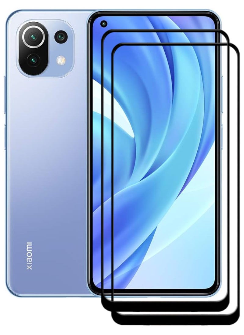 ACLIX 2 Pieces Antistatic ESD Dustproof Premium Quality High Definition Tempered Glass Screen Protector Designed For Xiaomi Mi 11 Lite - Image 1