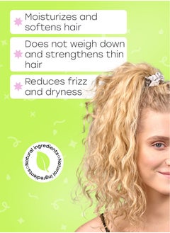 CURL ROCK AND ROLL Curl Rock and Roll Hair Mask - Moisturizes and Softens - Paraben-Free, Sulfate-Free, Coconut & Dragon Fruit, 300 ml  - Image 4