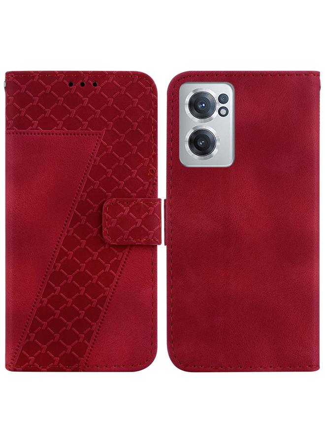 S-TOP Case For OnePlus Nord CE 2 5G Seven-shaped Embossed Leather Phone Case - Image 1