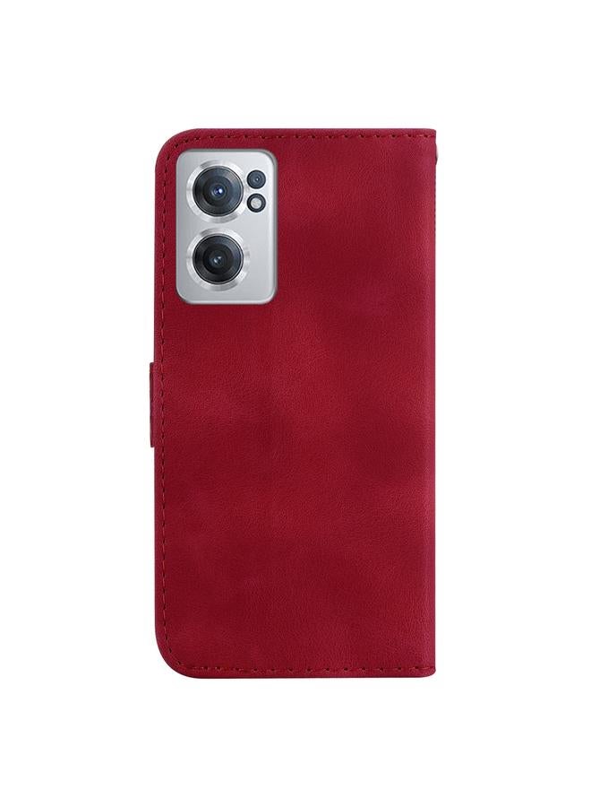 S-TOP Case For OnePlus Nord CE 2 5G Seven-shaped Embossed Leather Phone Case - Image 3
