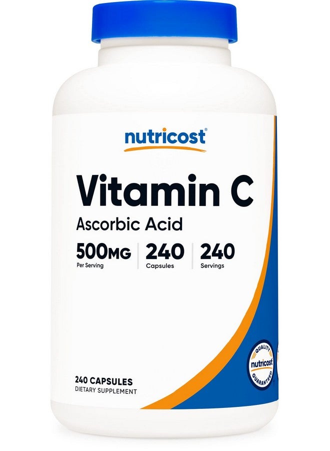 Nutricost Vitamin C 500Mg 240 Capsules Vegetarian Gluten Free & Nongmo - Image 2