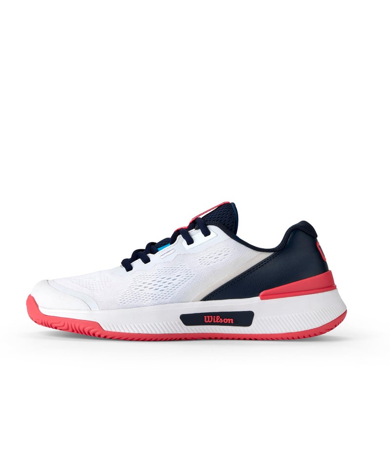 WILSON Intrigue Pro Women's Tennis Shoe - White/Navy Blazer/Dubarry, Size 8 US - Image 1
