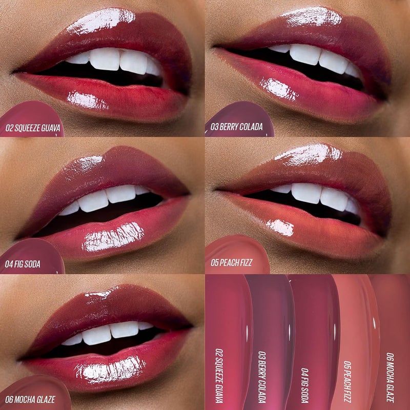 Lip & Blush - Jelly Charm 05 Peach Fizz | with Keychain, Triple Berry Complex, Lemon Fruit Extract & Olive Squalane, Hydrating, Long Lasting Tint, Lightweight, Creamy Cream Tinted Type, 0.17 Oz - Image 5