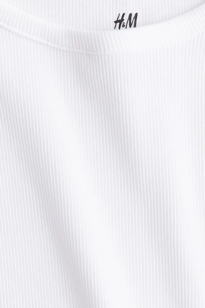 H&M Ribbed cotton top