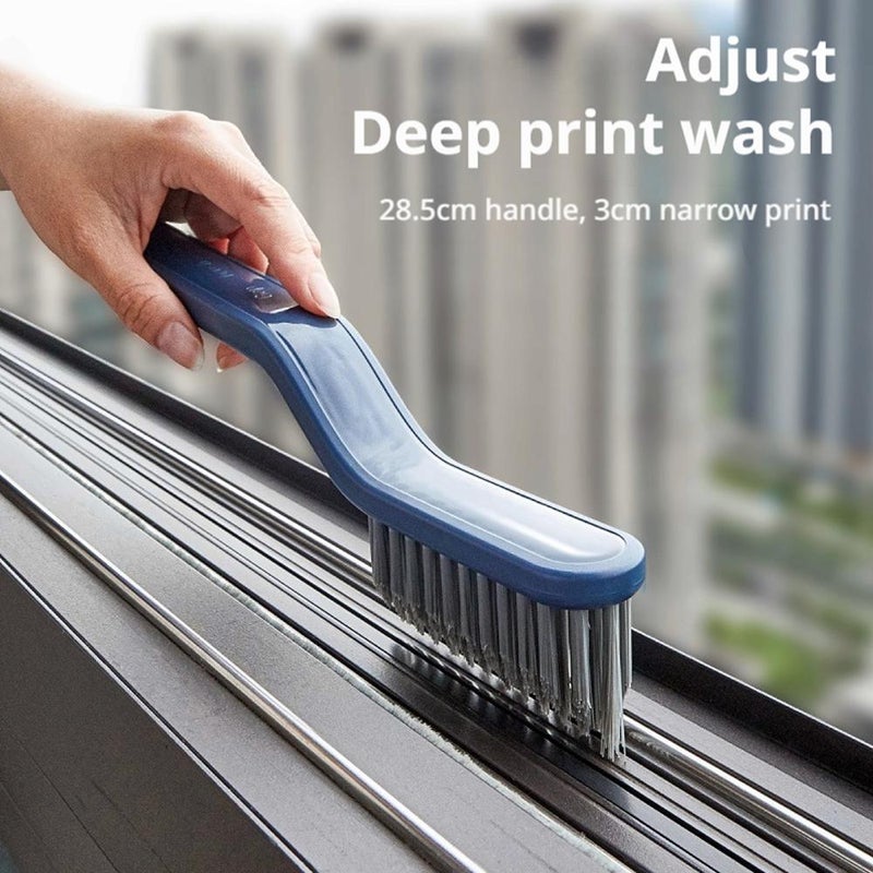 Bathroom crevice brush, toilet and kitchen crevices cleaning brush, multi-functional window crevice and groove dust brush, stiff bristle brush - Image 5