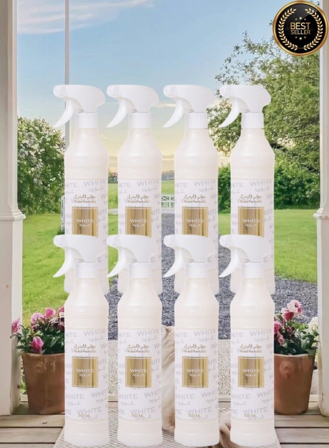 Banafa 8 Pieces White Oud House Freshener - Image 1