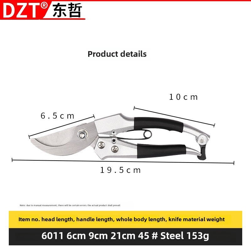 Multi-functional pruning shears garden scissors anti-slip gardening shears flower arrangement shears plant scissors(6010) - Image 5