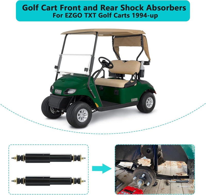 10L0L Golf Cart Front and Rear Shock Absorbers for EZGO TXT (1994+) - Set of 2 - Image 5