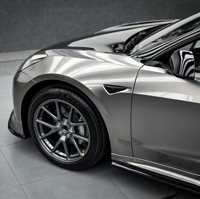 HOME13™ Vinyl Silver Metallic Wrap Adhesive Car Sticker Decal Film (12X48, Silver Metalic Wrap) - Image 5