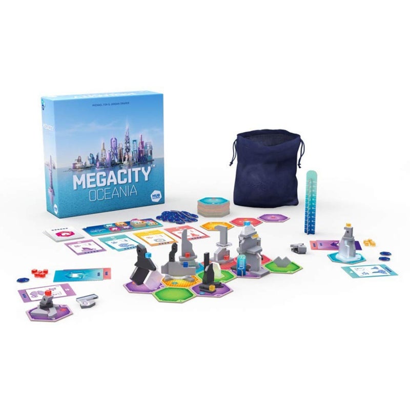 Hub Games HUB Megacity Oceania Board Game Multicolor - Image 2