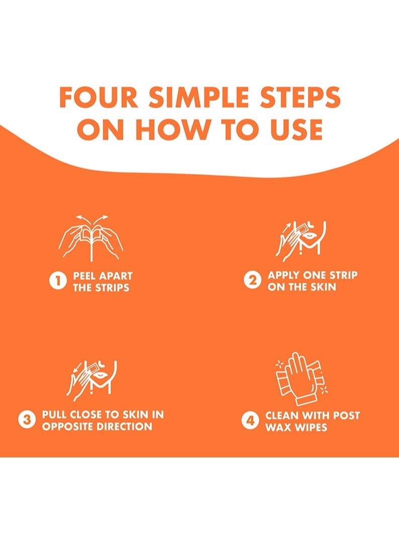 نير 20 شريط شمع للوجه بالمشمش للبشرة الحساسة - Image 5