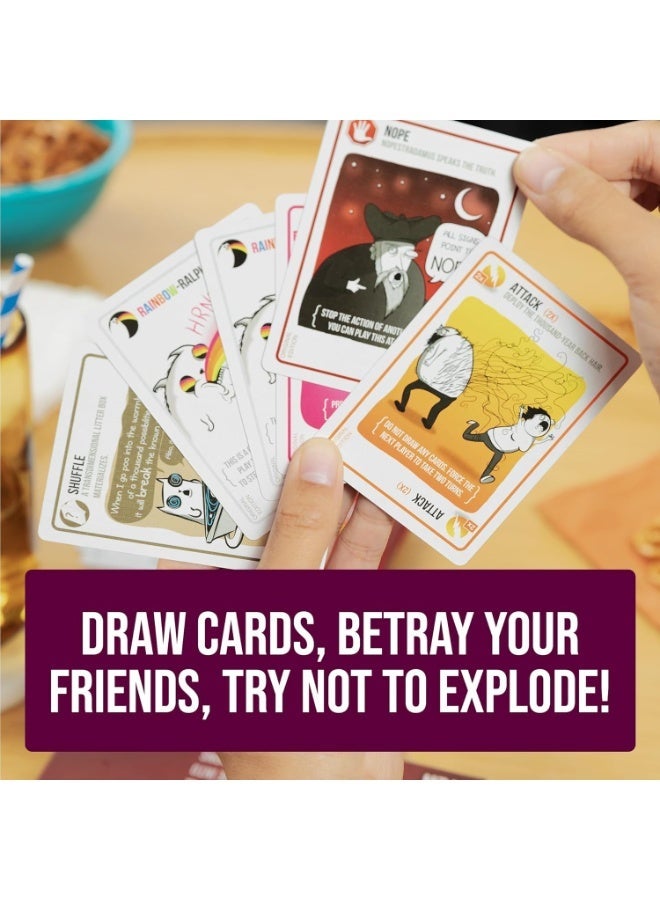Exploding Kittens: Party Pack Card Game for 2-10 Players, Ages 7+ - Image 2