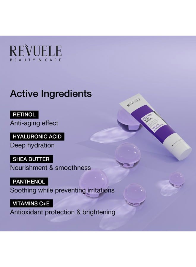 REVUELE RETINOL NIGHT CREAM 40ml - Image 4