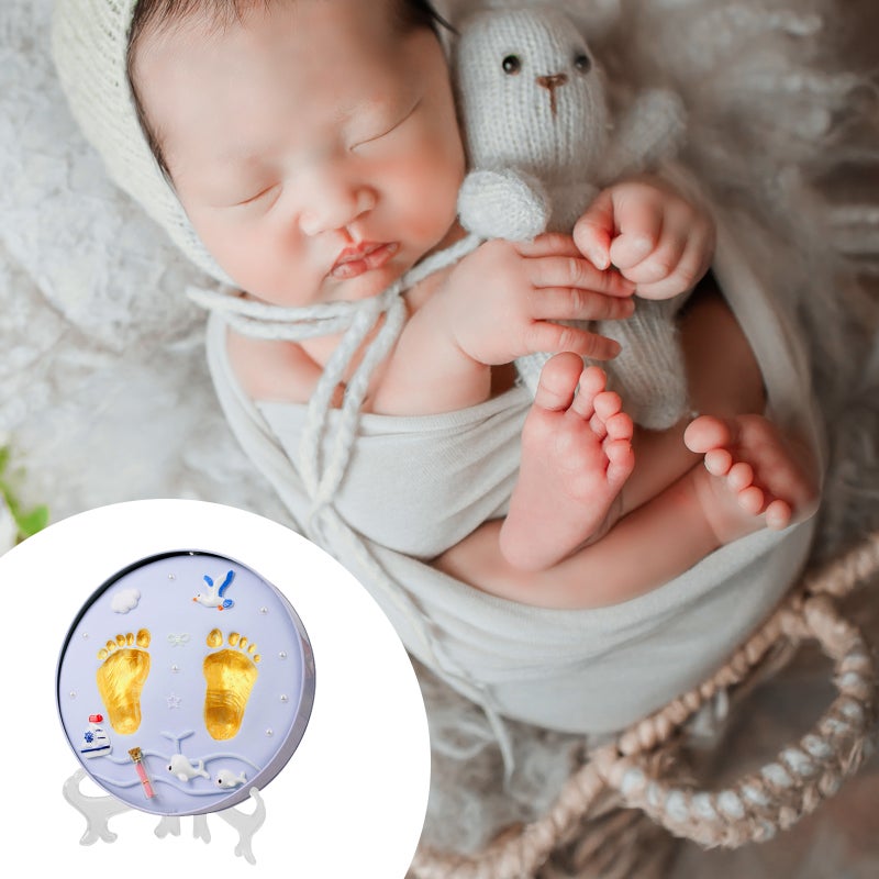 🧸 طقم قوالب طبعات يد وقدم الطفل لإنشاء ذكريات دائمة - Image 3