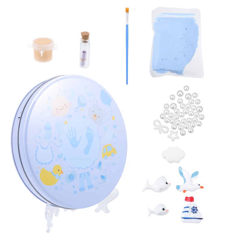 🧸 طقم قوالب طبعات يد وقدم الطفل لإنشاء ذكريات دائمة - Image 1