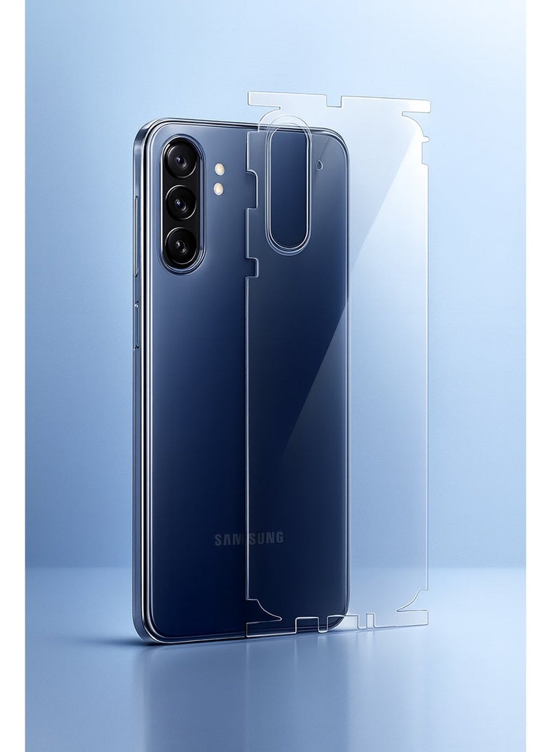 Back & Frame Protection Film for Samsung A17 – Full Protection with a Smooth Touch and Elegant Finish That Preserves the Original Look of Your Phone - Image 1