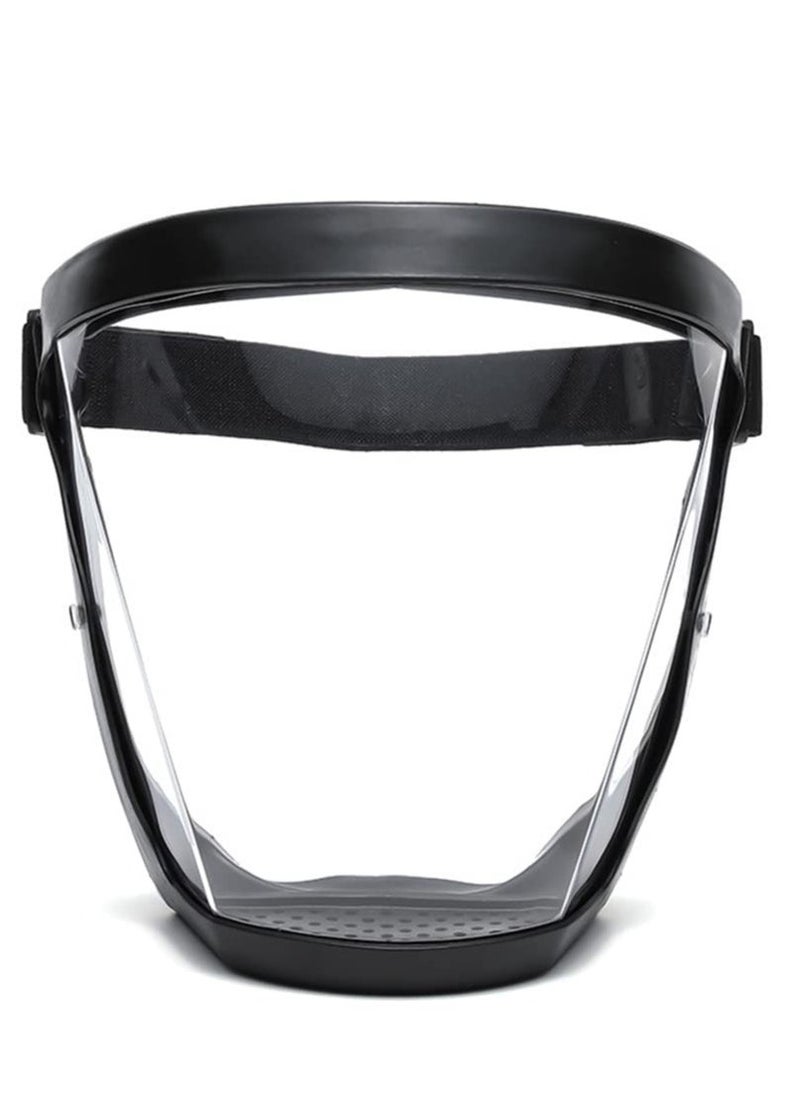 Super Protective Face Shield, Transparent Anti-Fog Full Face Safety Shield, Unisex All-Inclusive Face Protection with Detachable Filter, Reusable Eye, Nose, Mouth Protection  - Image 1