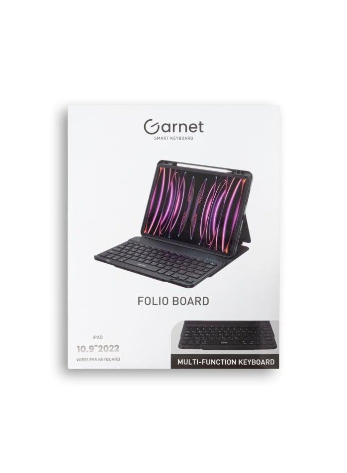 جارنيت قارنت - لوحة مفاتيح لاسلكي FOLIO BOARD لوحة المفاتیح لاجهزة ايباد - اسود - Image 3