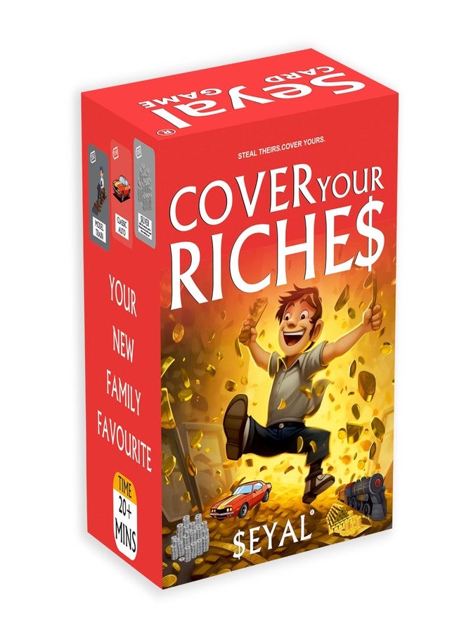 Seyal Cover Your Riches A Fast-Paced Strategy Card Game - Fun for Friends & Family Card Game - Image 1