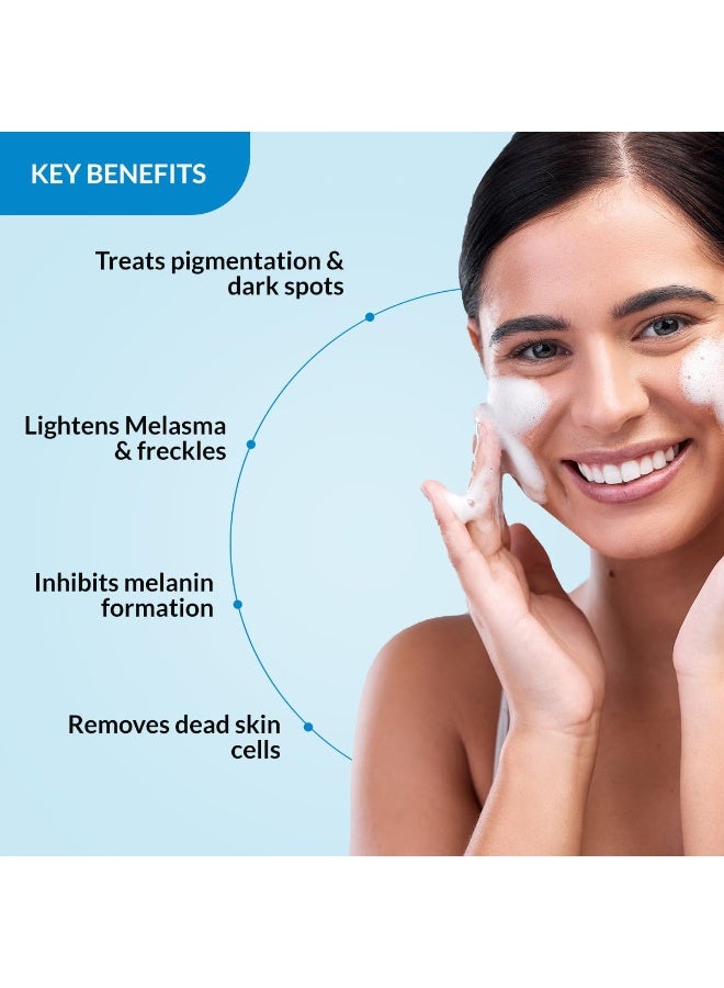 Fixderma Skarfix -TX Face Cleanser with Tranexamic Acid, Kojic Acid & Niacinamide | Kojic Acid Face Wash | Pigmentation Face Wash for All Skin Types - 75gm - Image 2